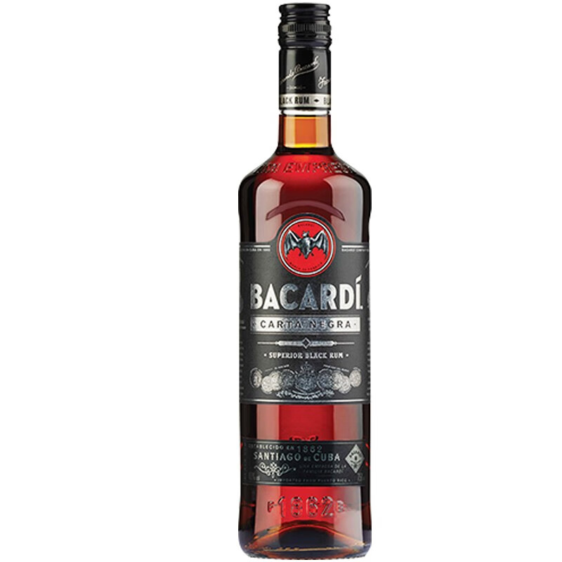 百加得 顺滑甘甜黑朗姆酒