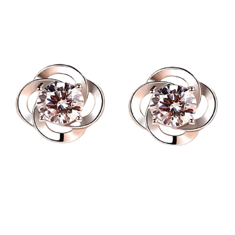 黛洛奇 优雅华美耳钉