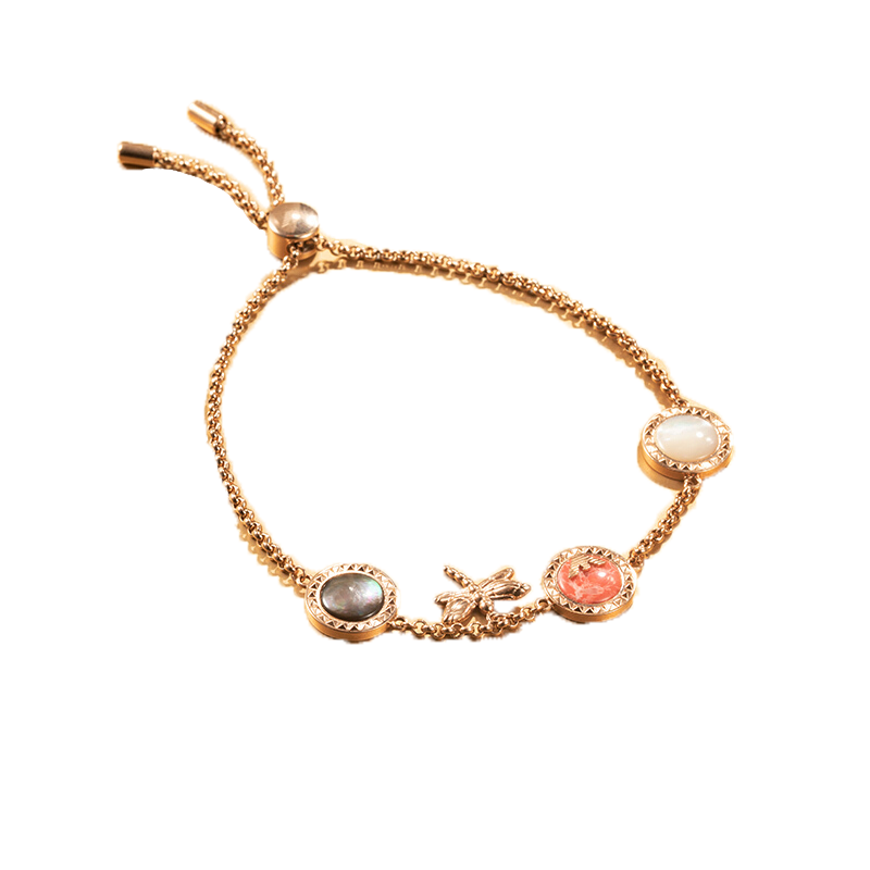 阿玛尼 玫瑰金色 手链