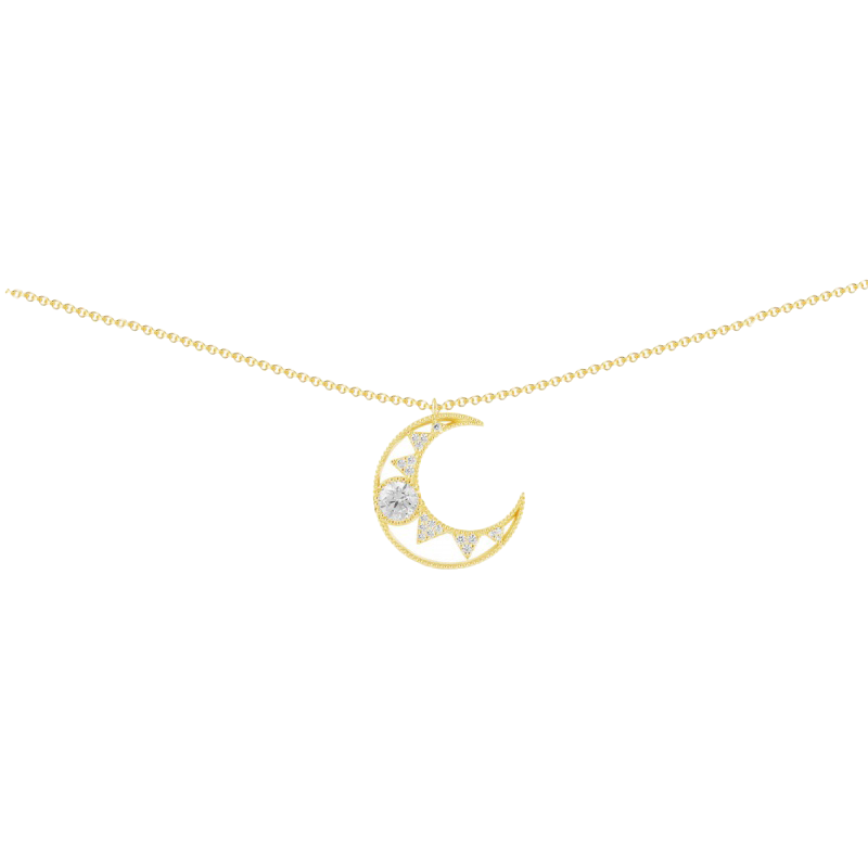 APM 梦幻星月项链