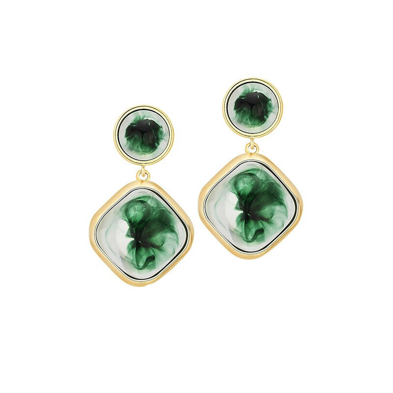 玛萨皇冠 镀14k金耳饰