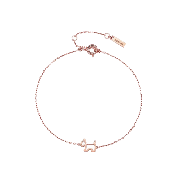 AGATHA镂空小狗手链