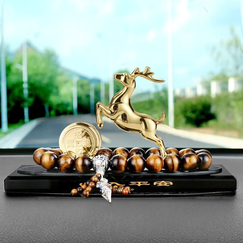 卡奥特 金钱豹汽车摆件