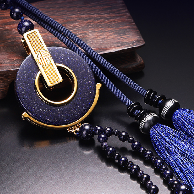 爱丽斯 优质蓝砂石挂件