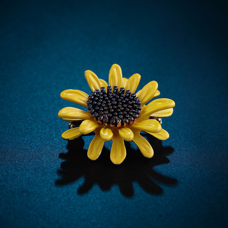 晓色可爱日系小雏菊胸针