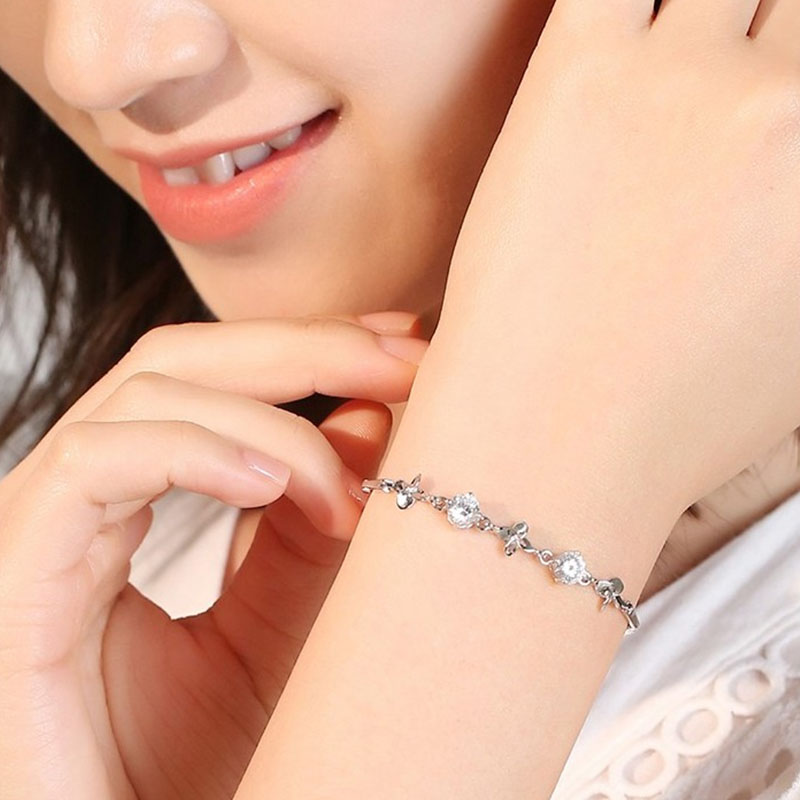 沫兰 四叶草手链