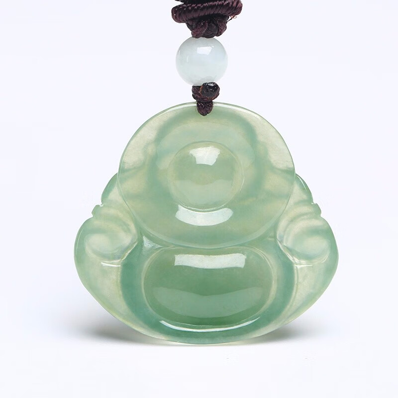 凤禧 满绿弥勒佛玉石项链