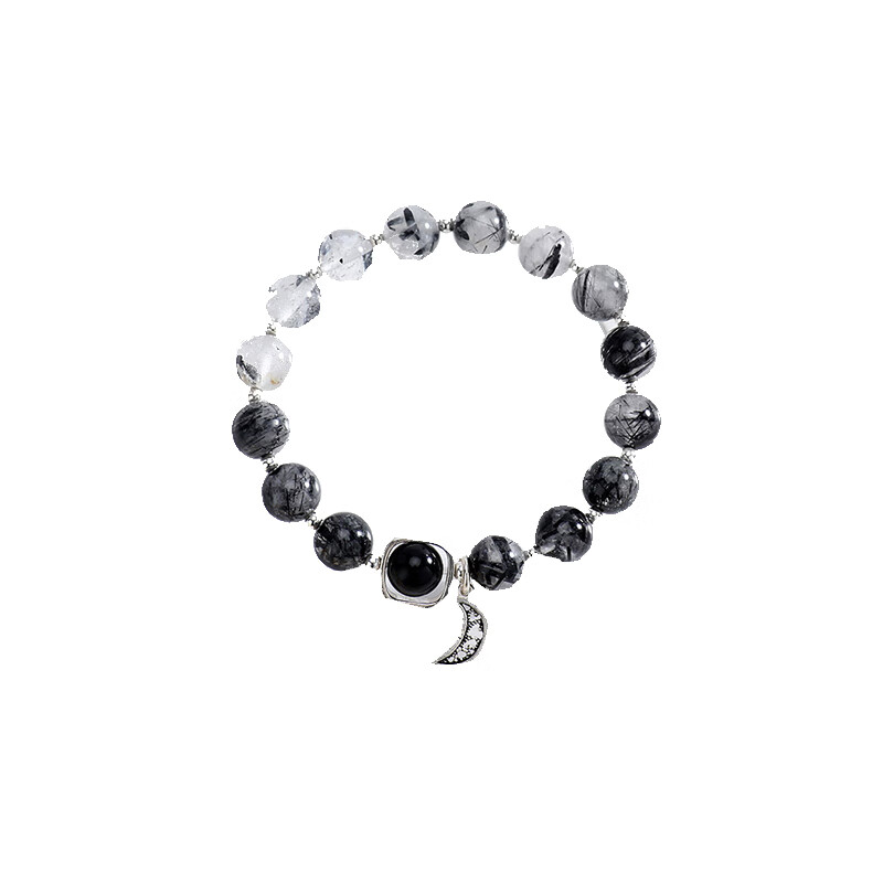 冠带 圆润水晶时尚星月手链