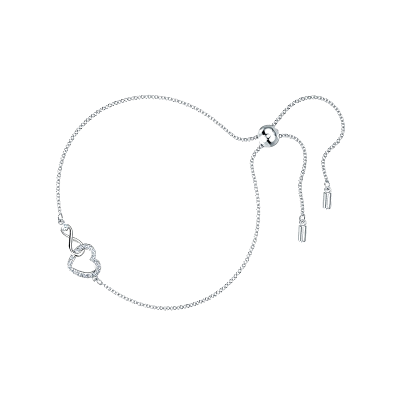 施华洛世奇 镀白金色 手链