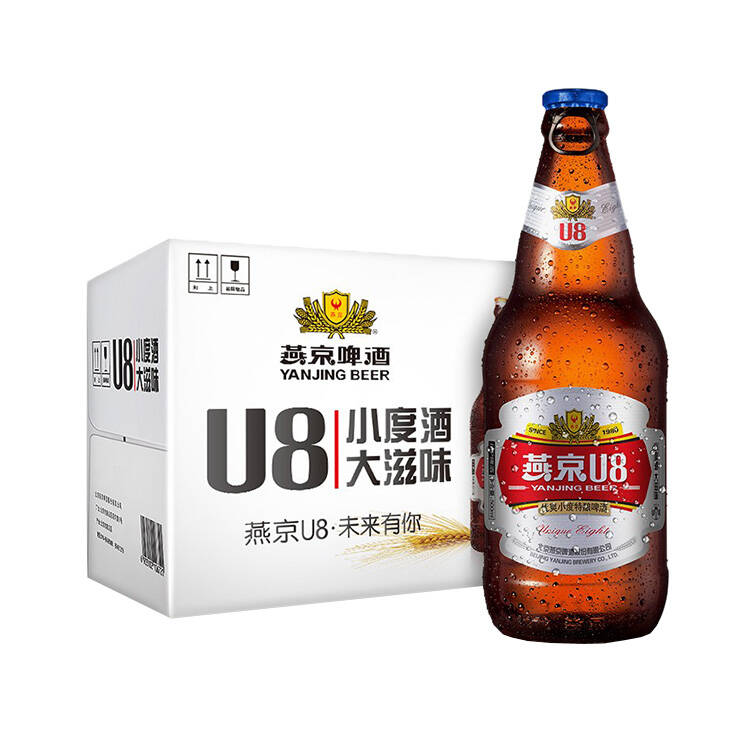 燕京8度整箱装啤酒图片