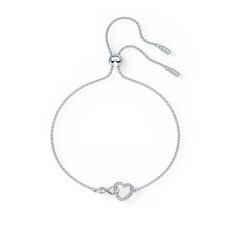 施华洛世奇 镀白金色手链