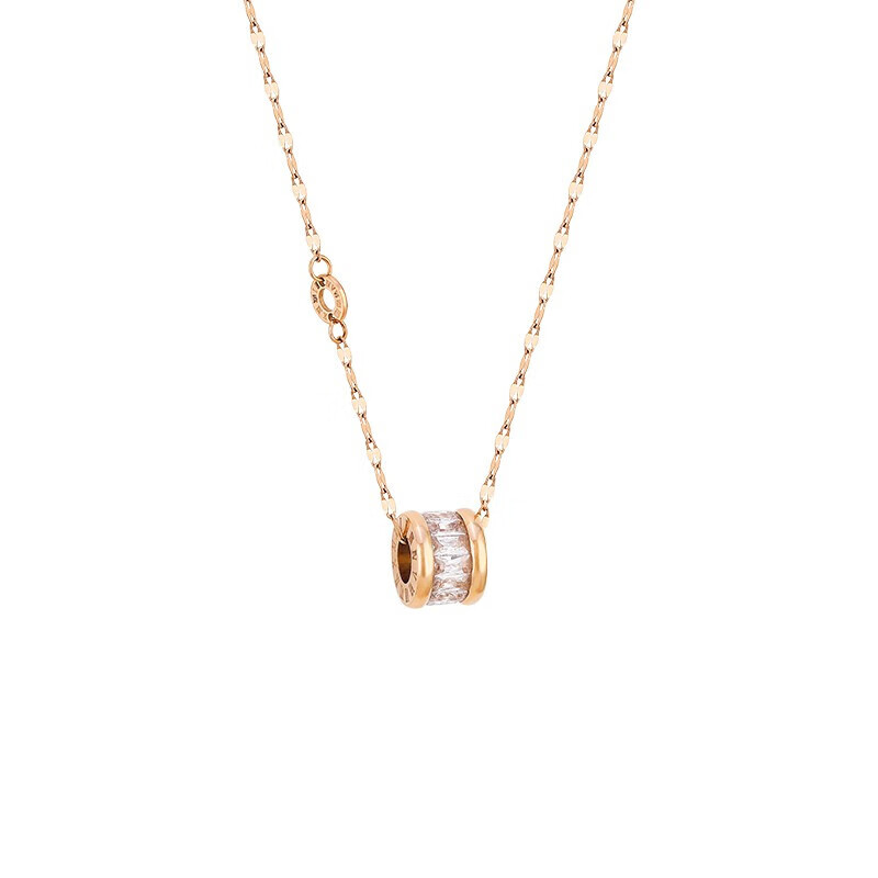 晓色 钛钢小蛮腰项链