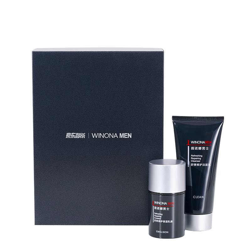 薇诺娜 男士舒爽本色净润套装