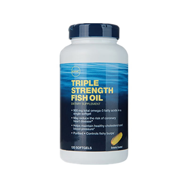 GNC 无污染 鱼油软胶囊