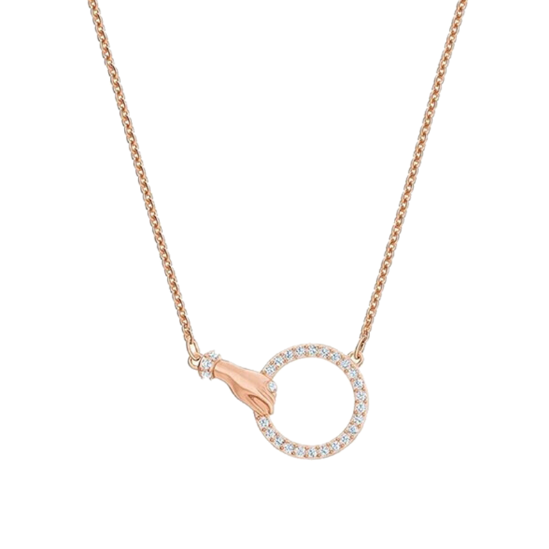 施华洛世奇圆环造型项链