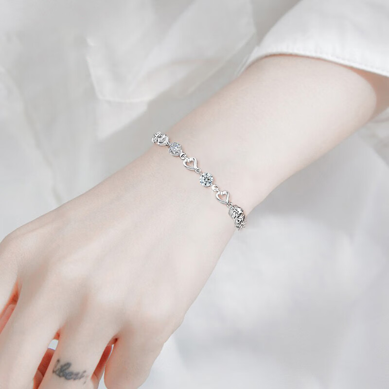 唯一 心语心愿纯银手链