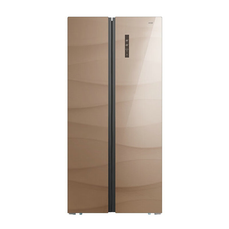 美菱彩晶玻璃面板冰箱