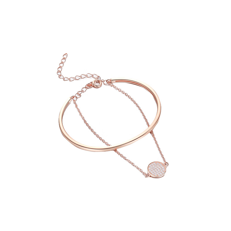 布兰琪 玫瑰金色韩版简约手链