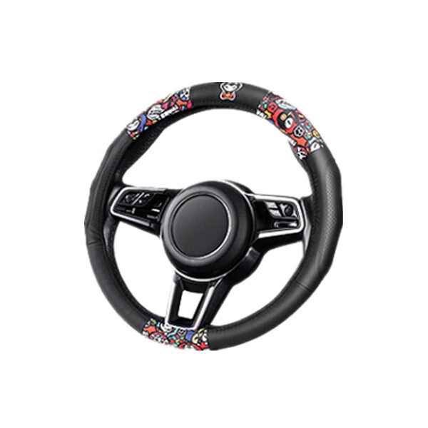 拽猫 真皮四季通用方向盘套