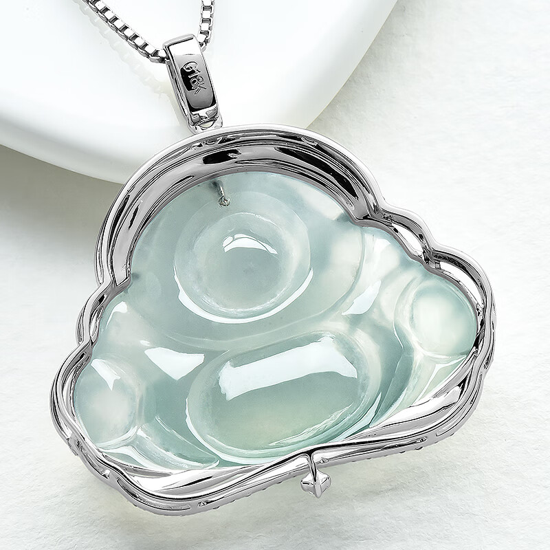 玉萌色 冰种翡翠 吊坠