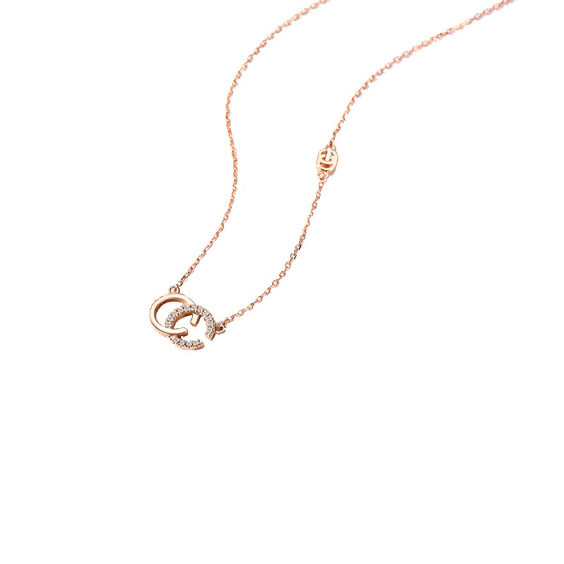 T400 双C字母项链