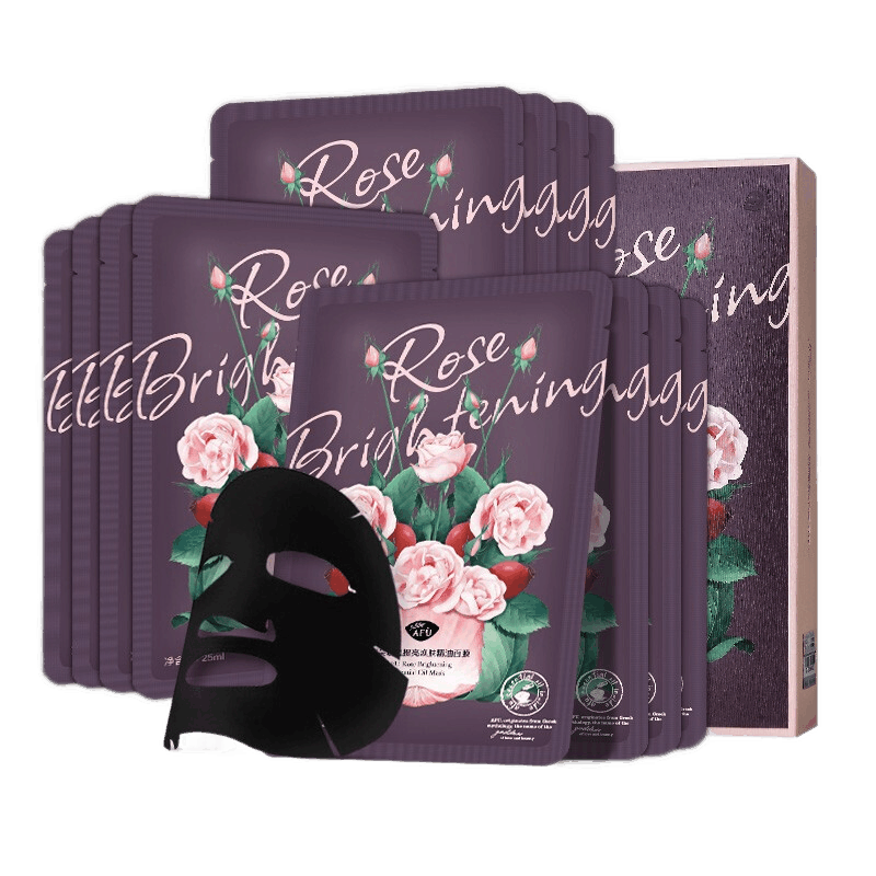 阿芙 玫瑰提亮焕肤精油面膜