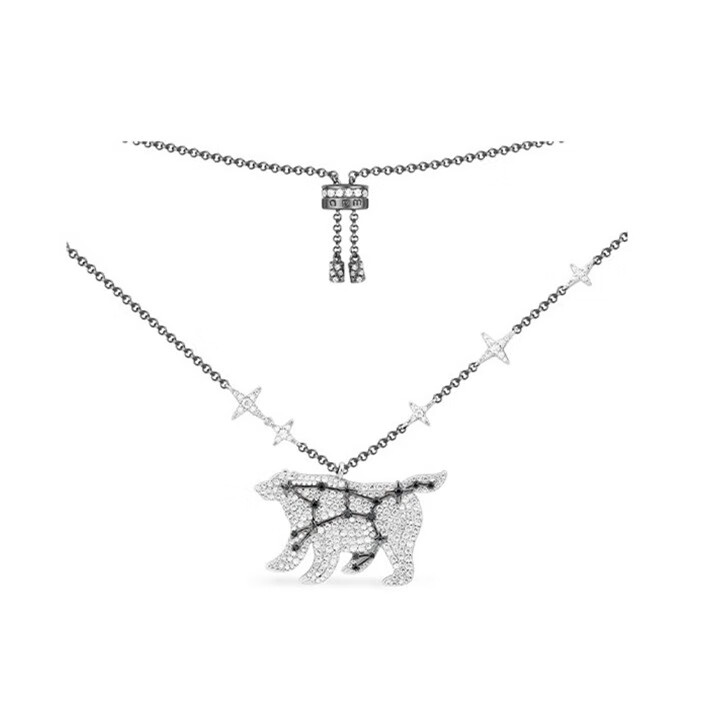 APM深灰大熊座锁骨链