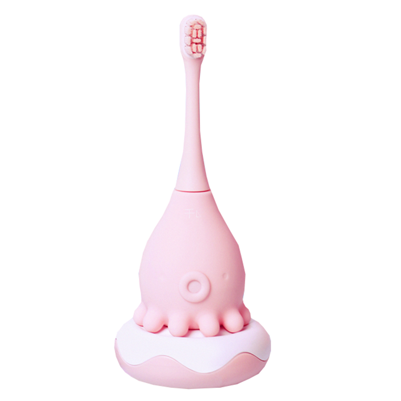 千山 柔软硅胶儿童电动牙刷