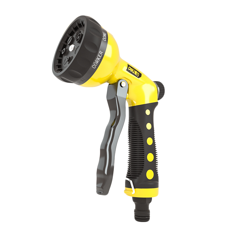 得力 锌合金洗车水枪