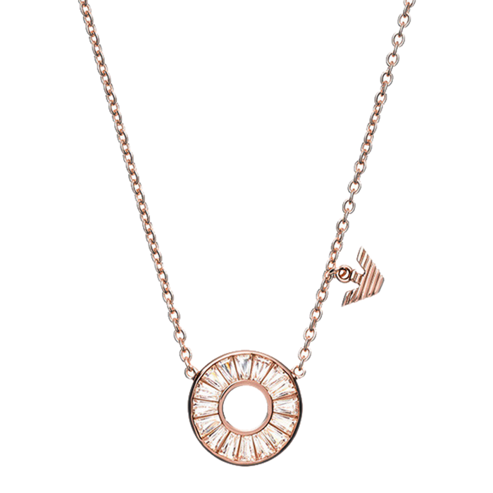 阿玛尼 平安扣吊坠项链