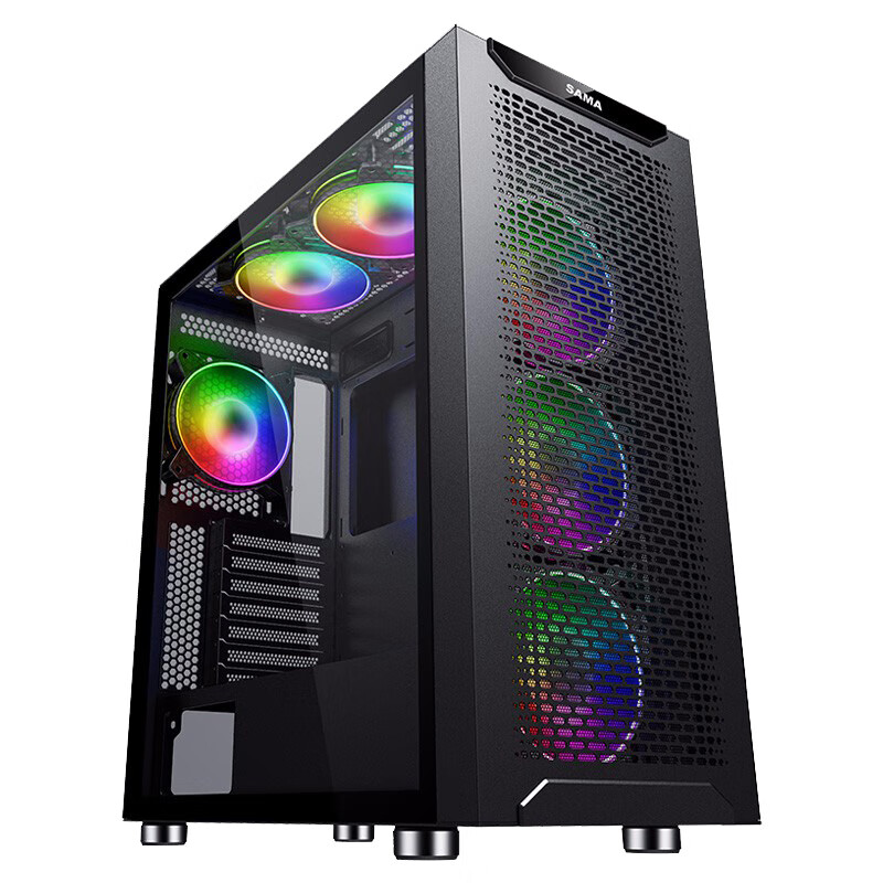 先马 钢化玻璃 侧透机箱