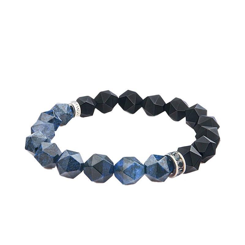 AWNL 黑玛瑙蓝线石手链