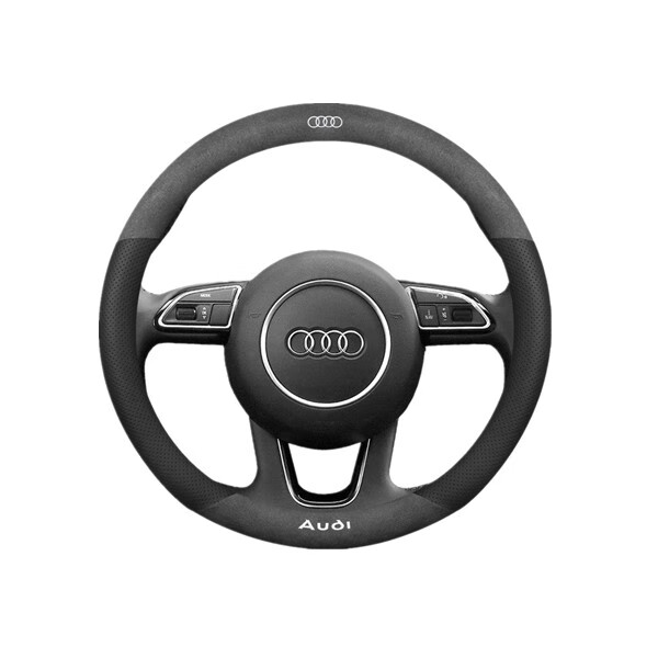 知闻 翻毛皮防滑防刮方向盘套