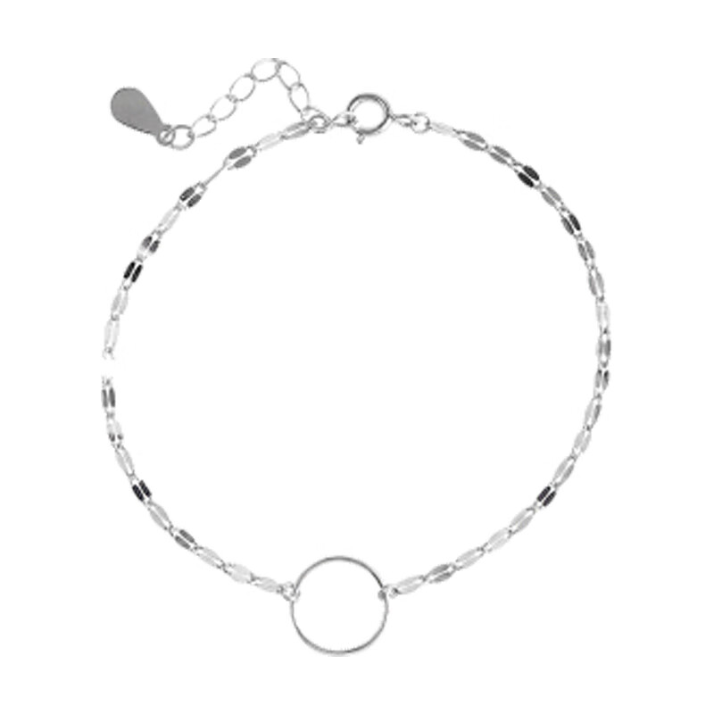 YYEU几何圆圈瓦片手链