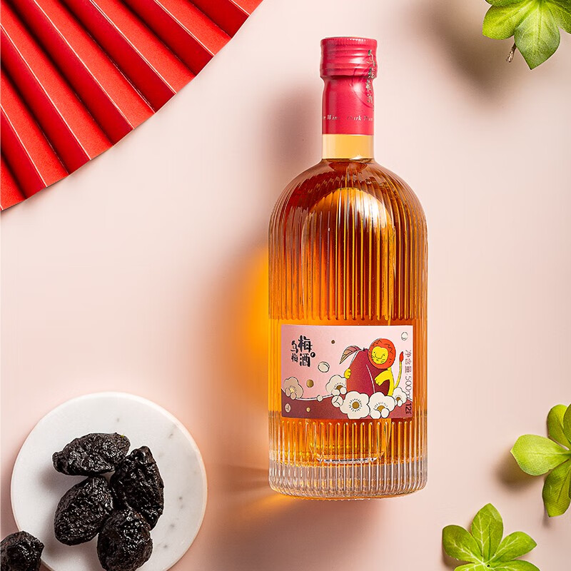 狮子歌歌 荷叶梅调和果酒