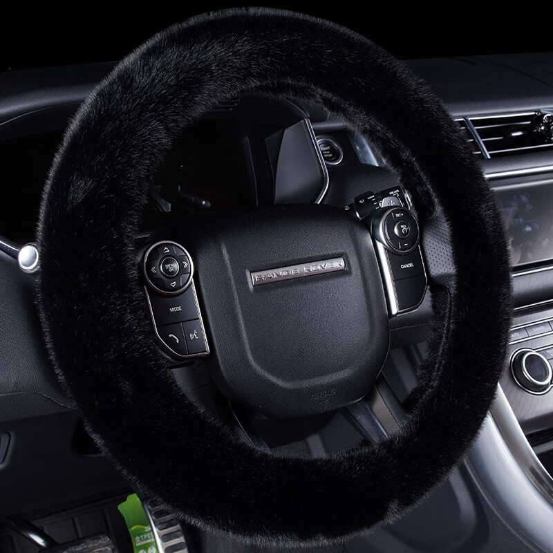 BOOST 纯色毛绒方向盘套