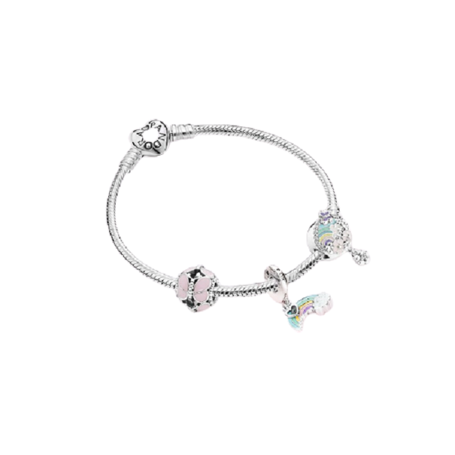 潘多拉 925银彩虹乐园手链