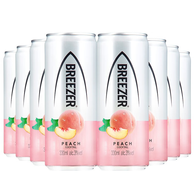 冰锐 蜜桃口味3°朗姆鸡尾酒