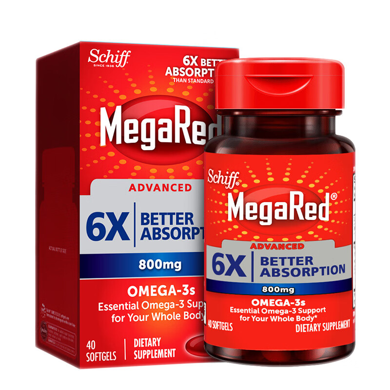 旭福 6倍吸收 鱼油软胶囊