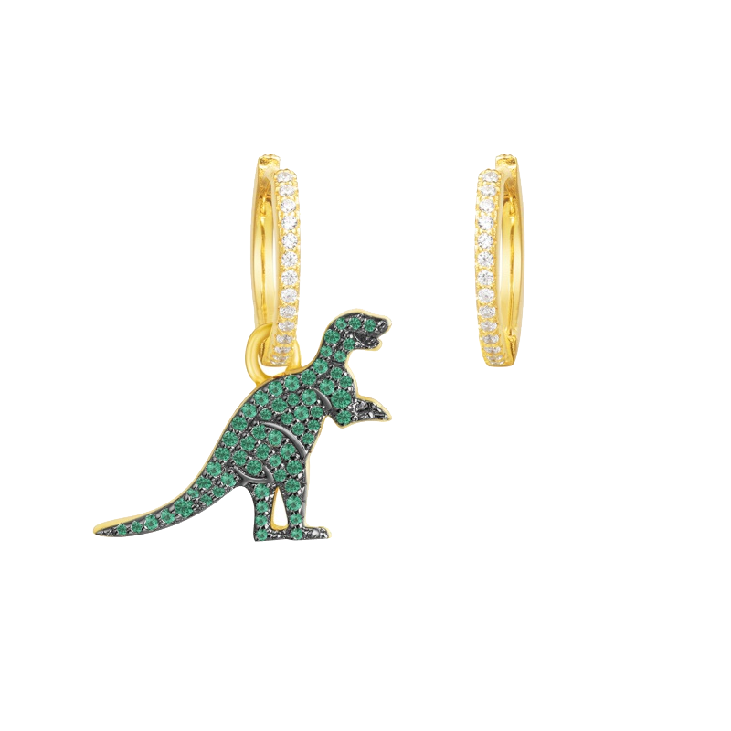 APM 薄荷绿小恐龙耳饰