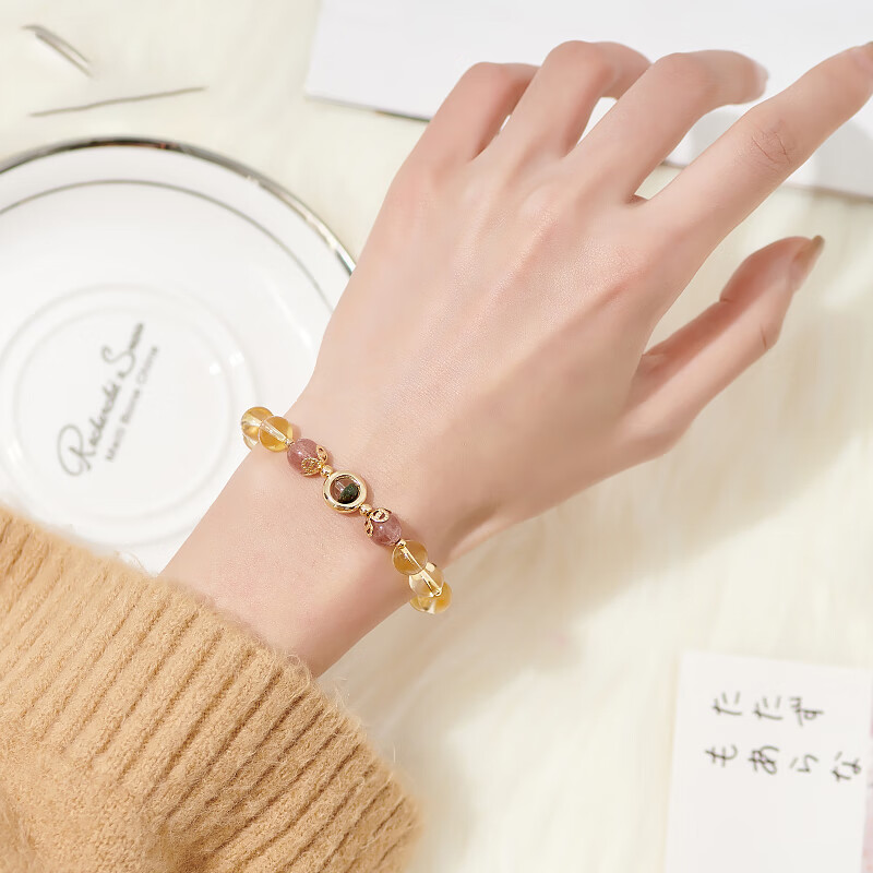 topgirL 草莓晶手链