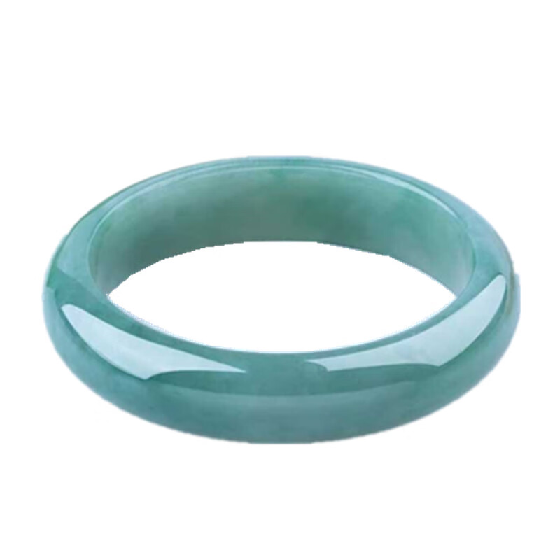 艾选潮品 油青翡翠手镯