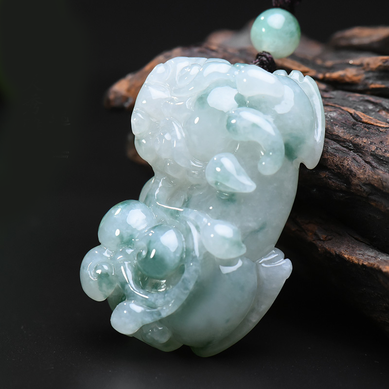 凤禧 貔貅 翡翠吊坠