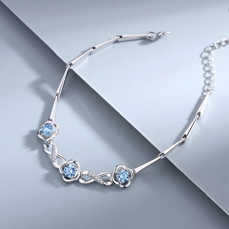 银千惠 镶嵌施华洛世奇水晶手链