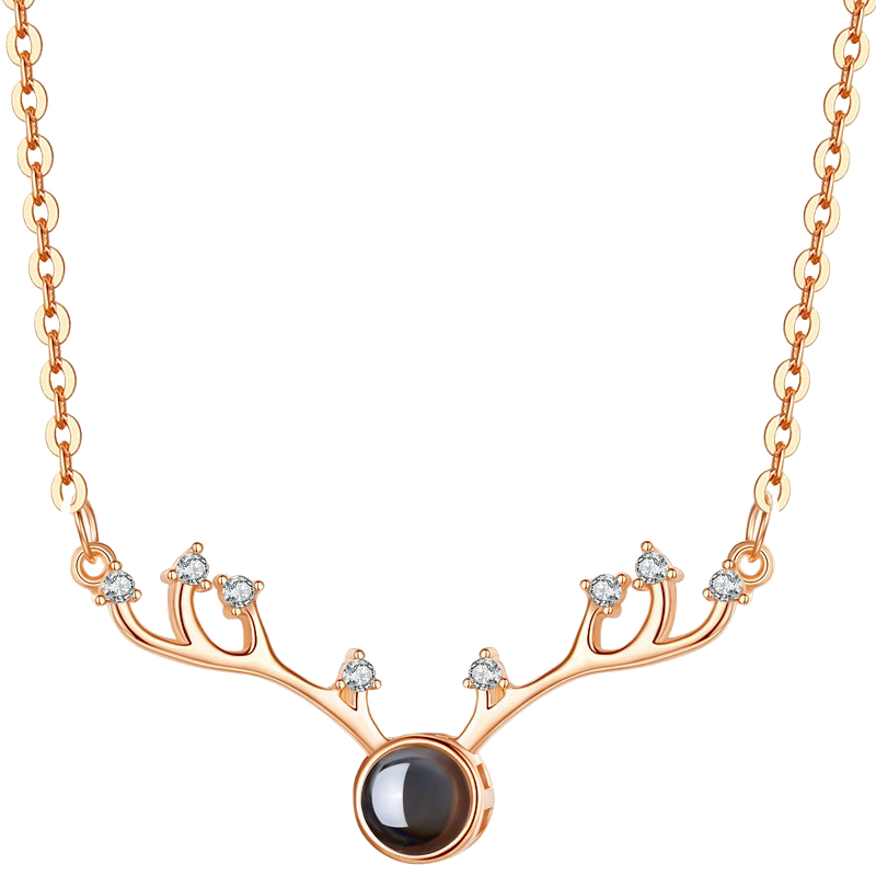 银千惠一路鹿有你项链