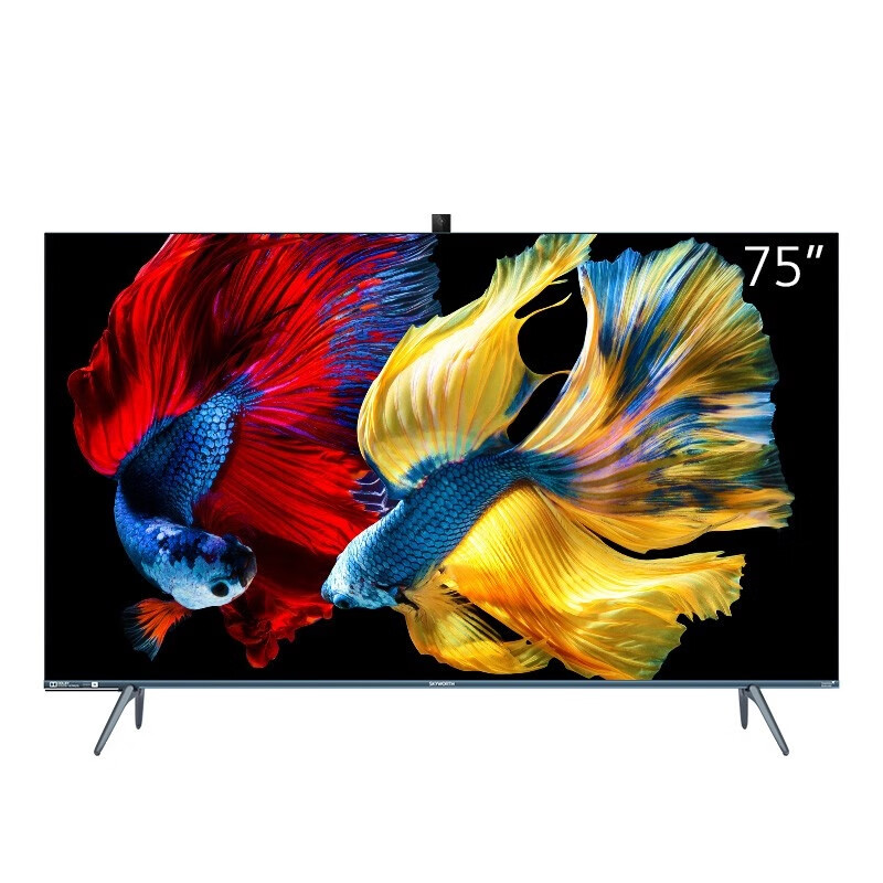 创维蜂鸟AI画质芯片全面屏电视