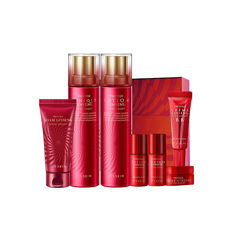 伊思 红参蜗牛护肤套装