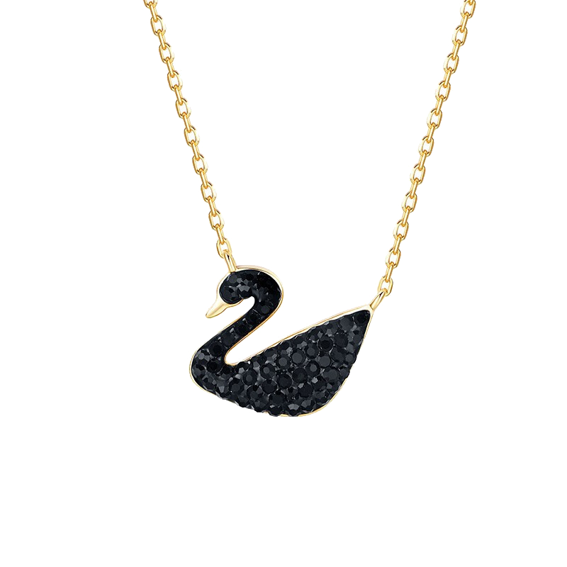 槿目 小黑鹅 项链