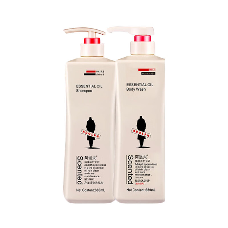 阿道夫 清爽补水 沐浴露