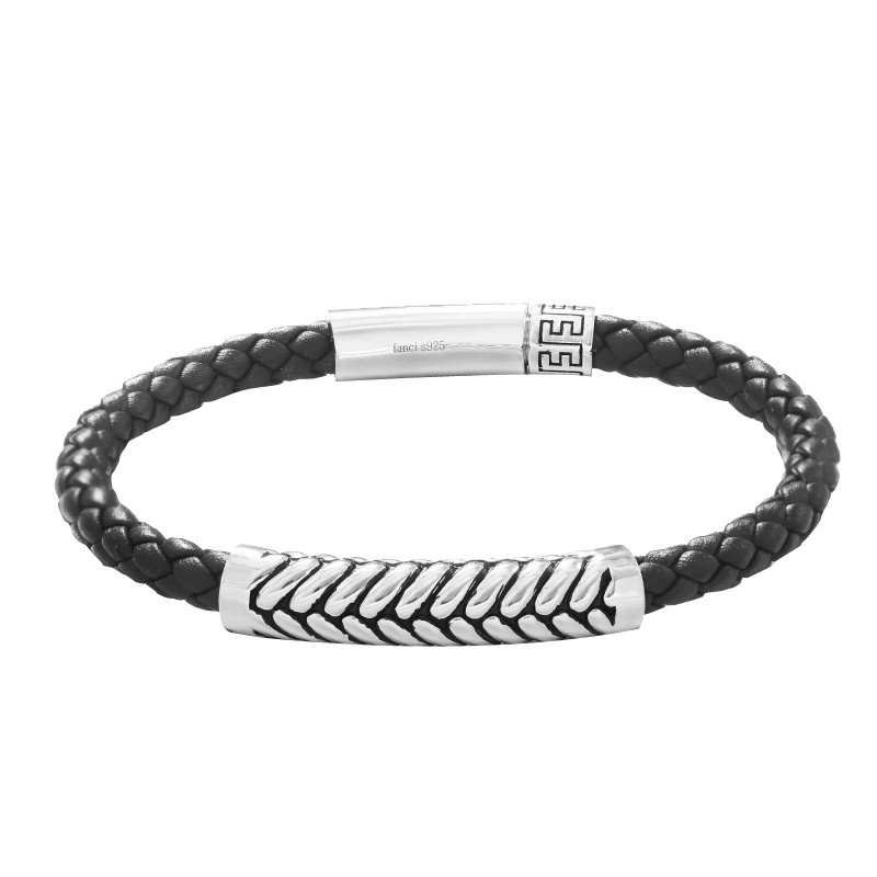 范琦 编织牛皮手链